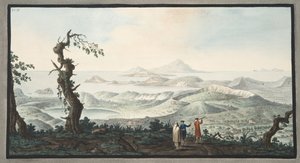 Vogelperspektive vom Kloster der Camalpoli, Tafel XVII, aus 